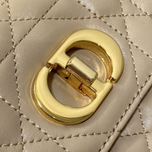 MISS CARO MINI 17 BAG IN CAMEL BEIGE MACROCANNAGE LAMBSKIN