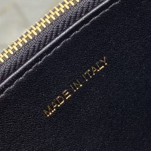 MISS CARO MINI 17 BAG IN BLACK MACROCANNAGE LAMBSKIN