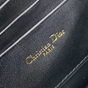 MISS CARO MINI 17 BAG IN BLACK MACROCANNAGE LAMBSKIN