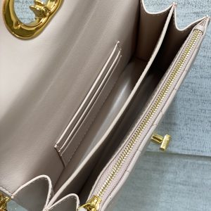 MISS CARO MINI 17 BAG IN LEMONADE PINK MACROCANNAGE LAMBSKIN