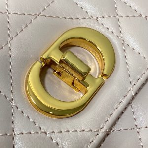 MISS CARO MINI 17 BAG IN LEMONADE PINK MACROCANNAGE LAMBSKIN