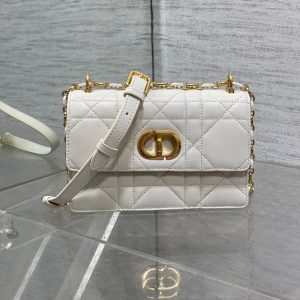CD Miss Caro 17 Bag White Calfskin 226494