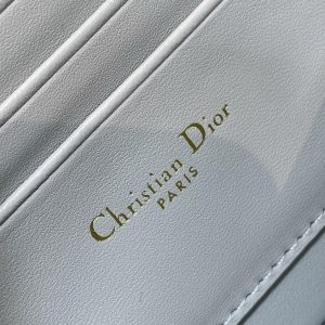 MISS CARO MINI 17 BAG IN CHROME GRAY MACROCANNAGE LAMBSKIN