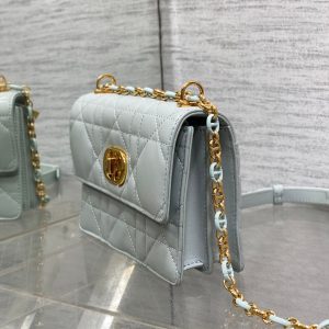 CD Miss Caro 17 Bag Light Blue Calfskin 226496