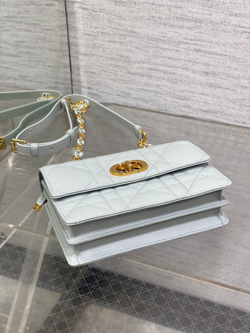 CD Miss Caro 17 Bag Light Blue Calfskin 226496