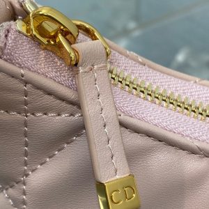 MISS CARO CIGALE MINI 24 BAG IN POWDER PINK MACROCANNAGE LAMBSKIN