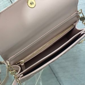 MINI BAG 24 IN LIGHT PINK PATENT CANNAGE CALFSKIN