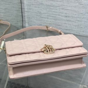 MINI BAG 24 IN LIGHT PINK PATENT CANNAGE CALFSKIN