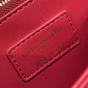 MINI BAG 24 IN RUBBY RED PATENT CANNAGE CALFSKIN