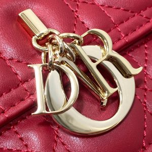 MINI BAG 24 IN RUBBY RED PATENT CANNAGE CALFSKIN