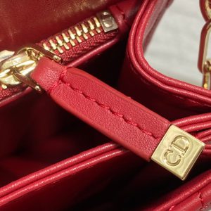 MINI BAG 24 IN RUBBY RED PATENT CANNAGE CALFSKIN