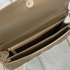 MINI BAG 24 IN CAMEL BEIGE PATENT CANNAGE CALFSKIN