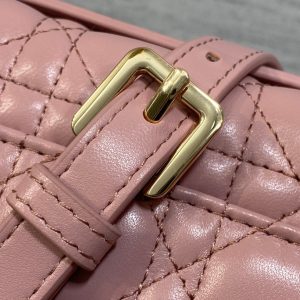 MINI BAG 24 IN ROSE PINK PATENT CANNAGE CALFSKIN
