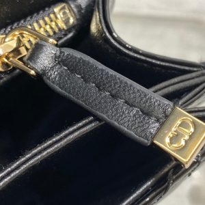 MINI BAG 24 IN BLACK PATENT CANNAGE CALFSKIN