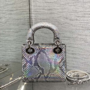 img_2b46f204_20241028_i1730103777_2862_6_jpg MINI 17 LADY BAG IN SILVER SNAKESKIN PATTERN LAMBSKIN