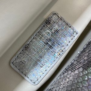 img_2b46f204_20241028_i1730103777_4013_3_jpg MINI 17 LADY BAG IN SILVER SNAKESKIN PATTERN LAMBSKIN