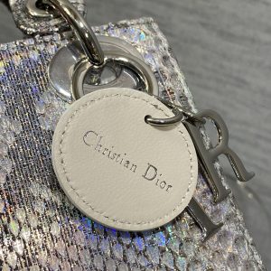 img_2b46f204_20241028_i1730103777_9586_4_jpg MINI 17 LADY BAG IN SILVER SNAKESKIN PATTERN LAMBSKIN