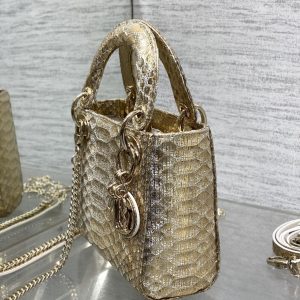 img_2b46f204_20241028_i1730104030_3095_7_jpg MINI 17 LADY BAG IN LIGHT GOLD SNAKESKIN PATTERN LAMBSKIN