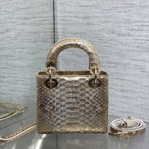 img_2b46f204_20241028_i1730104030_9924_3_jpg MINI 17 LADY BAG IN LIGHT GOLD SNAKESKIN PATTERN LAMBSKIN