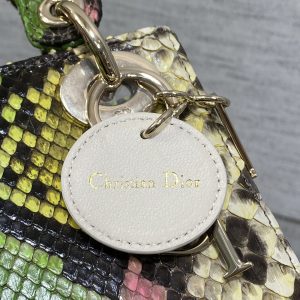 MINI 17 LADY BAG IN COLORFUL SNAKESKIN PATTERN LAMBSKIN 225975