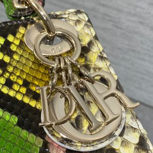 MINI 17 LADY BAG IN COLORFUL SNAKESKIN PATTERN LAMBSKIN 225975