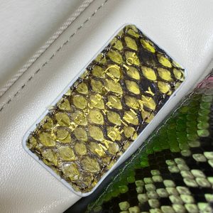 MINI 17 LADY BAG IN COLORFUL SNAKESKIN PATTERN LAMBSKIN 225975