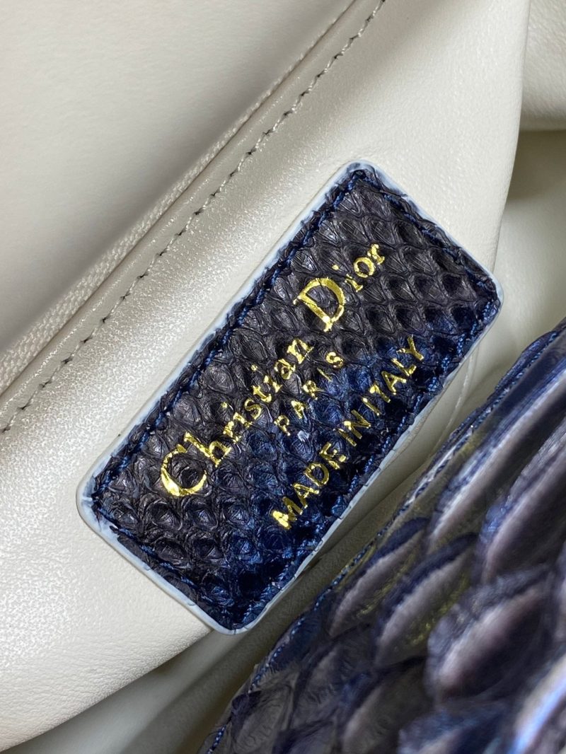 img_2b46f204_20241028_i1730105318_3050_3_jpg MINI 17 LADY BAG IN NAVY BLUE MIX BLACK SNAKESKIN PATTERN LAMBSKIN