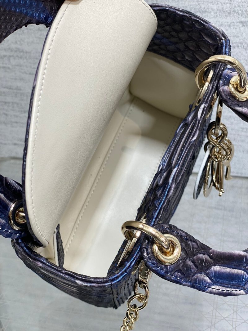 img_2b46f204_20241028_i1730105318_3790_8_jpg MINI 17 LADY BAG IN NAVY BLUE MIX BLACK SNAKESKIN PATTERN LAMBSKIN