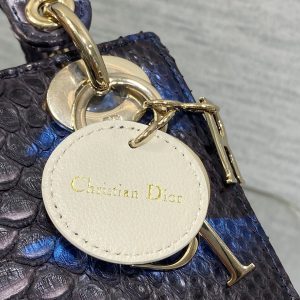 img_2b46f204_20241028_i1730105318_3943_0_jpg MINI 17 LADY BAG IN NAVY BLUE MIX BLACK SNAKESKIN PATTERN LAMBSKIN