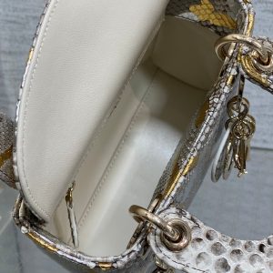 MINI 17 LADY BAG IN COLORFUL SNAKESKIN PATTERN LAMBSKIN 225983