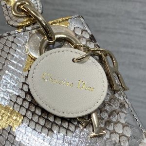 MINI 17 LADY BAG IN COLORFUL SNAKESKIN PATTERN LAMBSKIN 225983