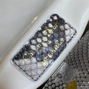 MINI 17 LADY BAG IN COLORFUL SNAKESKIN PATTERN LAMBSKIN 225983