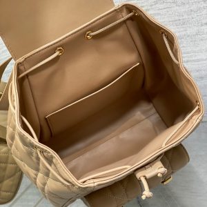 img_2b46f204_20241104_i1730710344_3260_7_jpg MEDIUM 25 CARO BACKPACK ALMOND BEIGE MACROCANNAGE LAMBSKIN