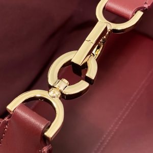 ALWAYS MEDIUM 28 BAG IN BURGUNDY RED MACROCANNAGE CALFSKIN