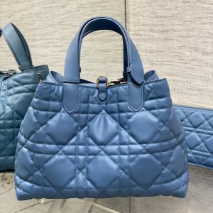 ALWAYS MEDIUM 28 BAG IN AZURE BLUE MACROCANNAGE CALFSKIN