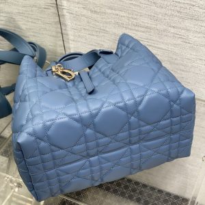 ALWAYS MEDIUM 28 BAG IN AZURE BLUE MACROCANNAGE CALFSKIN