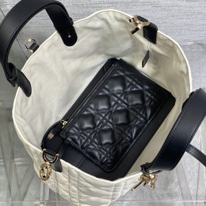 img_2b46f204_20241120_i1732117059_5776_5_jpg ALWAYS MINI 28 BAG IN WHITE MIX BLACK MACROCANNAGE CALFSKIN