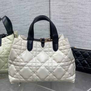 img_2b46f204_20241120_i1732117059_9353_7_jpg ALWAYS MINI 28 BAG IN WHITE MIX BLACK MACROCANNAGE CALFSKIN