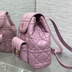 img_2b46f204_20241121_i1732172300_7545_0_jpg MEDIUM 25 CARO BACKPACK FLAMINGO PINK MACROCANNAGE LAMBSKIN