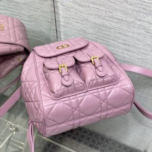 img_2b46f204_20241121_i1732172301_6206_6_jpg MEDIUM 25 CARO BACKPACK FLAMINGO PINK MACROCANNAGE LAMBSKIN