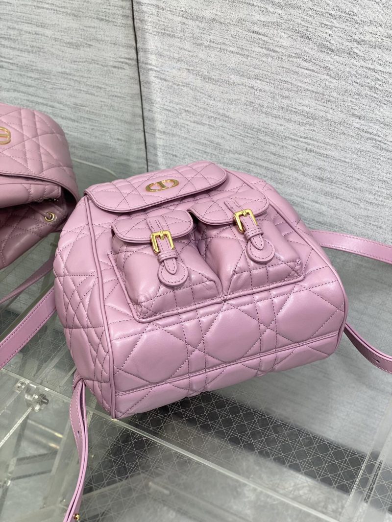 img_2b46f204_20241121_i1732172301_6206_6_jpg MEDIUM 25 CARO BACKPACK FLAMINGO PINK MACROCANNAGE LAMBSKIN