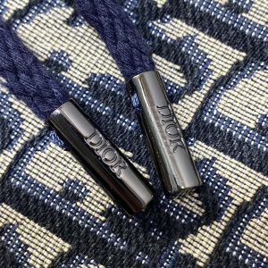 BACKPACK 19 IN BLUE OBLIQUE MONOGRAM JACQUARD