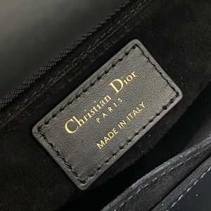 SMALL 20 BAG BLACK LAMBSKIN WITH SHOOTING STAR EMBROIDERY WOMEN