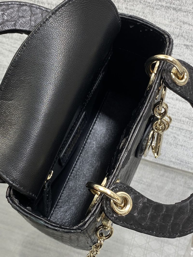 img_2b46f204_20241129_i1732851131_9299_6_jpg MINI 17 LADY BAG IN BLACK SNAKESKIN PATTERN LAMBSKIN