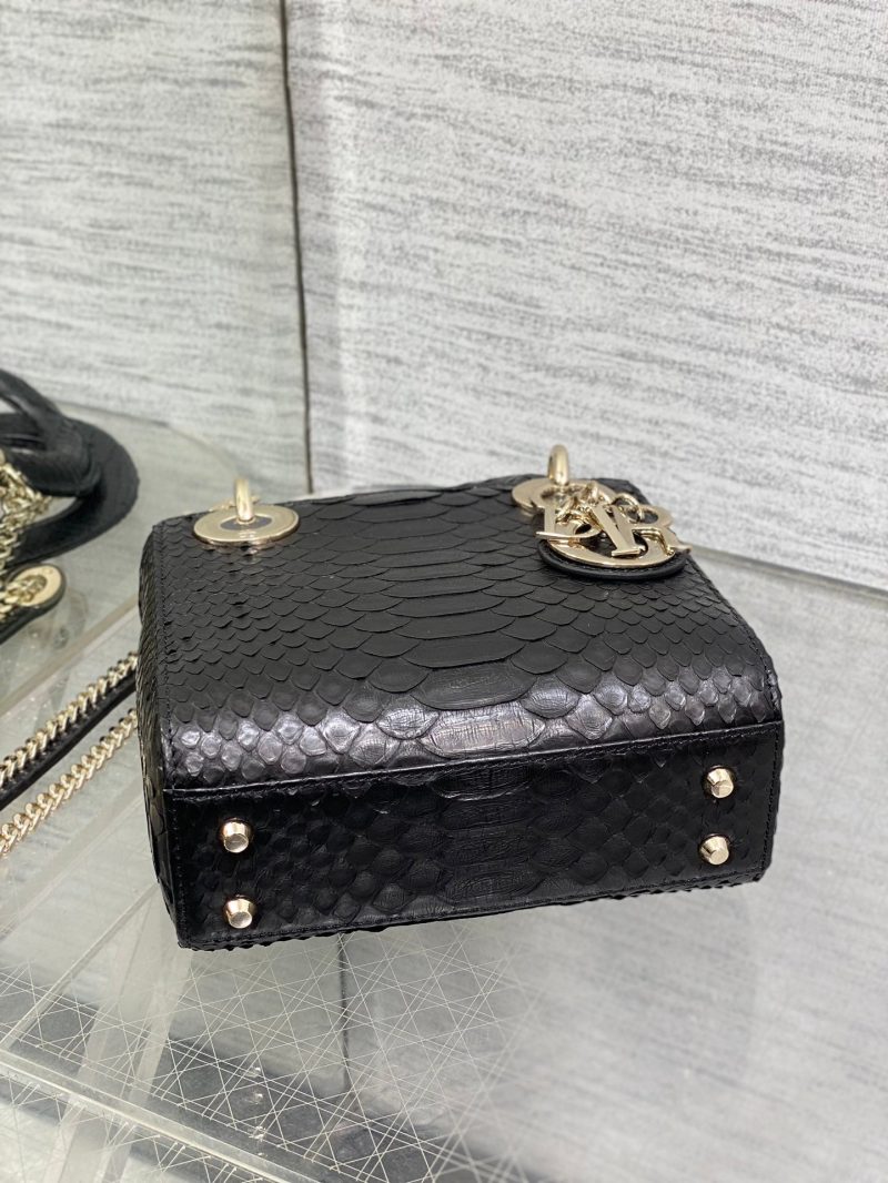 img_2b46f204_20241129_i1732851131_978_2_jpg MINI 17 LADY BAG IN BLACK SNAKESKIN PATTERN LAMBSKIN