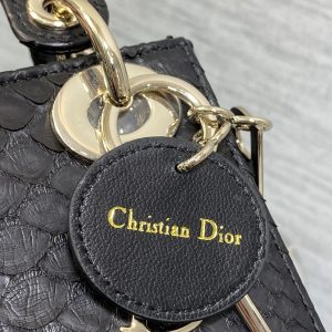 img_2b46f204_20241129_i1732851132_8518_8_jpg MINI 17 LADY BAG IN BLACK SNAKESKIN PATTERN LAMBSKIN