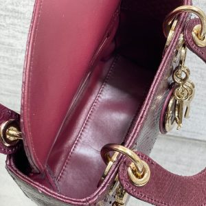 img_2b46f204_20241129_i1732851448_3131_8_jpg MINI 17 LADY BAG IN PLUM PURPLE SNAKESKIN PATTERN LAMBSKIN