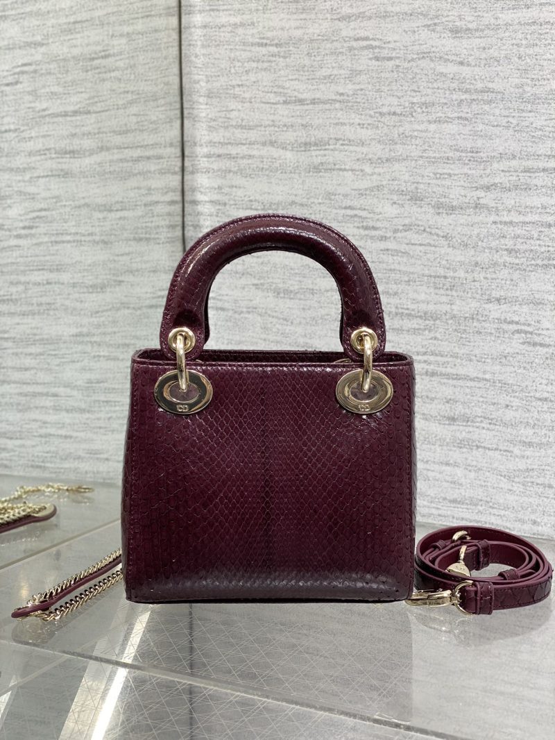 img_2b46f204_20241129_i1732851448_6042_7_jpg MINI 17 LADY BAG IN PLUM PURPLE SNAKESKIN PATTERN LAMBSKIN