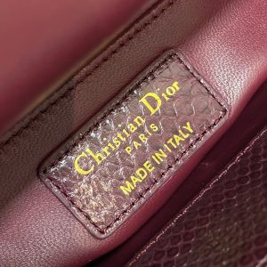 img_2b46f204_20241129_i1732851448_9489_6_jpg MINI 17 LADY BAG IN PLUM PURPLE SNAKESKIN PATTERN LAMBSKIN