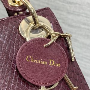 img_2b46f204_20241129_i1732851448_9535_2_jpg MINI 17 LADY BAG IN PLUM PURPLE SNAKESKIN PATTERN LAMBSKIN